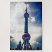 Puzzle Tour Perle Orientale - Shanghai Chine - 20x30 pouc (Vertical)