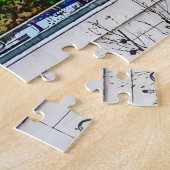 Puzzle Tour Spassky et Kremlin de Moscou, Russie. (Côté)