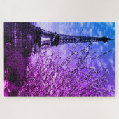 Puzzle Tour vintage Paris Eiffel (Horizontal)