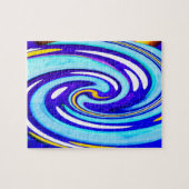 Puzzle Tourbillon bleu (Horizontal)