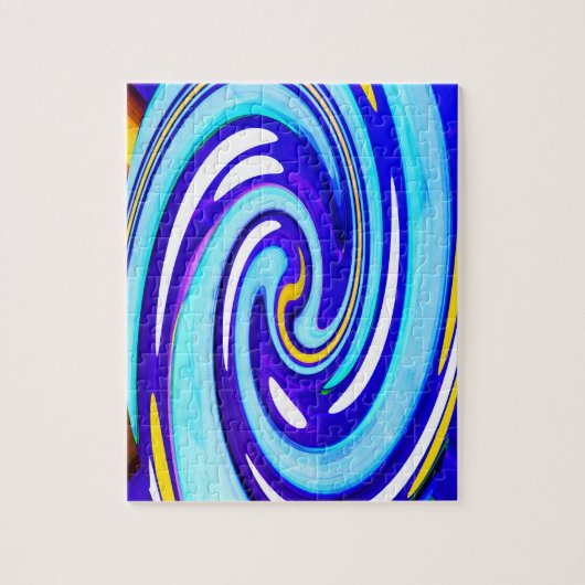 Puzzle Tourbillon bleu (Vertical)