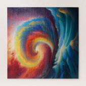 Puzzle Tourbillon Composition Abstraite d'une Tempête de (Vertical)