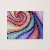Puzzle Tourbillon d'aquarelle (Horizontal)