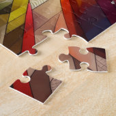 Puzzle Tourbillon géométrique coloré (Côté)