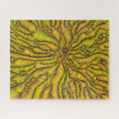 Puzzle Tourbillon jaune vert psychédélique complexe et co (Horizontal)