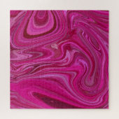 Puzzle Tourbillons roses (Horizontal)