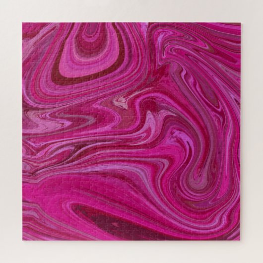 Puzzle Tourbillons roses (Horizontal)