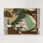 Puzzle Tourisme ferroviaire vintage Suisse (Horizontal)