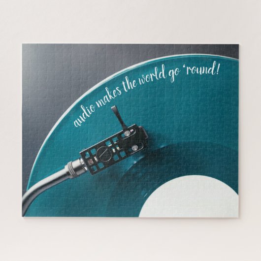 Puzzle Tourne-disque audiophile de l'aluminium (Horizontal)