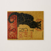 Puzzle Tournee Conversation Noir Chat noir Illustration V (Horizontal)