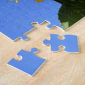 Puzzle Tournée jaune brillant (Côté)