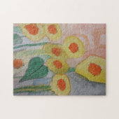 Puzzle tournesol Abstrait (Horizontal)