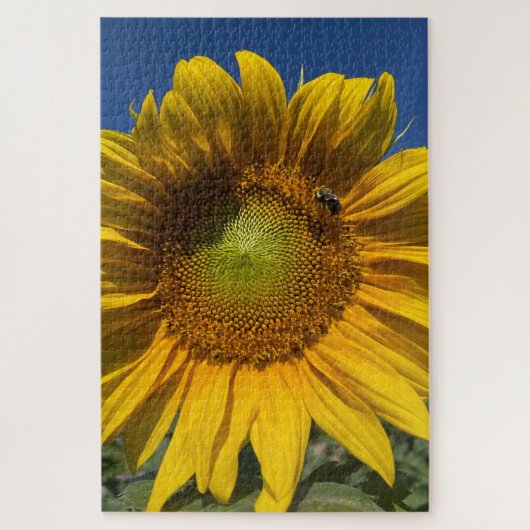 Puzzle Tournesol avec abeille (Vertical)