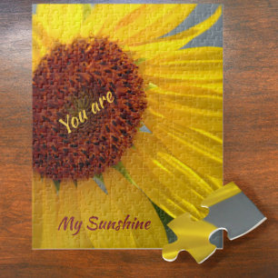 Puzzle Tournesol Botanique Personnalisable