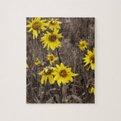 Puzzle Tournesol dans la Montagne Rocheuse (Vertical)