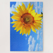 Puzzle tournesol et abeilles (Vertical)