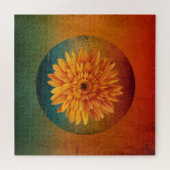 Puzzle tournesol floral vintage (Horizontal)