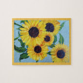 Puzzle Tournesol jaune (Horizontal)