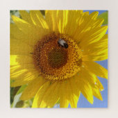 Puzzle Tournesol jaune (Horizontal)