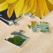 Puzzle Tournesol jaune lumineux (Côté)