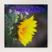 Puzzle Tournesol Jaune Violet Russe Sage Photo (Horizontal)