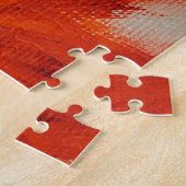 Puzzle Tournesol orange vif (Côté)