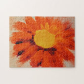 Puzzle Tournesol orange vif (Horizontal)