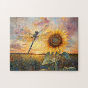 Puzzle Tournesol rustique Iridescente