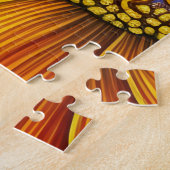 Puzzle Tournesol rustique sur bleu (Côté)