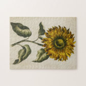 Puzzle Tournesol végétal vintage (Horizontal)