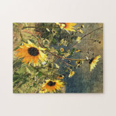 Puzzle Tournesols Avant La Tempête Photo (Horizontal)