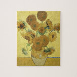 Puzzle Tournesols de Vincent van Gogh |, 1888<br><div class="desc">Nombre de collection d'image :  BAL970 tournesols,  1888 (huile sur la toile). Gogh,  huiles de fourgon de Vincent 1853-90) (sur la toile. National Gallery,  Londres,  R-U.  1888</div>