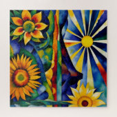 Puzzle Tournesols du matin (Horizontal)