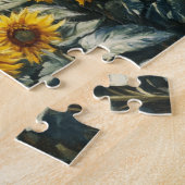 Puzzle Tournesols surplombant l'océan Peinture design (Côté)