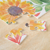 Puzzle Tournure de Tournesol Motivationnel Inspirant (Côté)