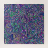 Puzzle Tournures 3D colorées hallucinogènes (Horizontal)