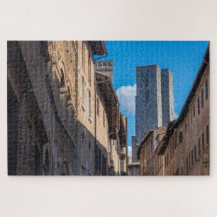 Puzzle tours San Gimignano, Toscane, Italie