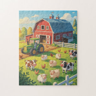 Puzzle Tous les animaux de la ferme