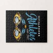 Puzzle Tous les athlètes ne portent pas chaussures drôle (Horizontal)