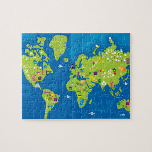 Puzzle Tout autour du monde