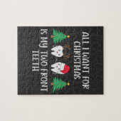 Puzzle Tout Ce Que Je Veux Pour Noël, C'Est Mes Deux Dent (Horizontal)