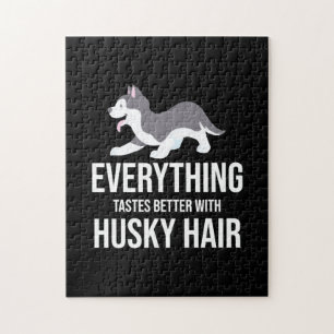 Puzzle Tout Goûte Mieux Avec Les Cheveux Husky