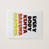 Puzzle Tout le Kenya Hakuna Matata (Horizontal)