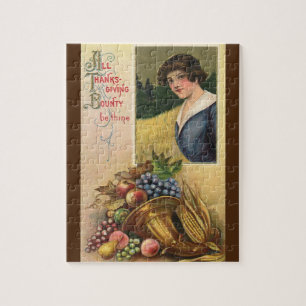 Puzzle Toute la générosité de Thanksgiving Soit mince