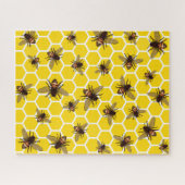 Puzzle Toutes les abeilles sur la conception de peigne de (Horizontal)