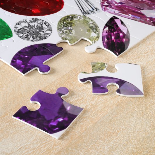 Puzzle Toutes les pierres précieuses dans toutes les coul (Côté)