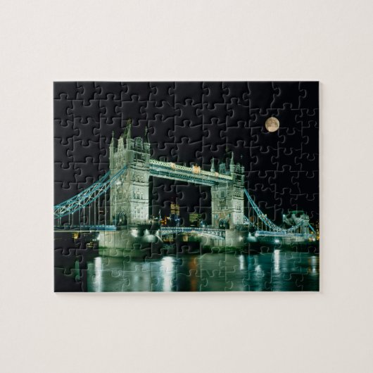 Puzzle Tower Bridge la nuit, Londres, Angleterre (Horizontal)