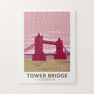Puzzle Tower Bridge London Travel Art Vintage
