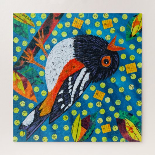 Puzzle Towhee tachetée (Horizontal)