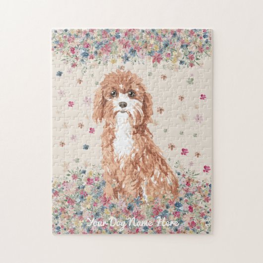 Puzzle Toy Cavoodle Puppy (Vertical)